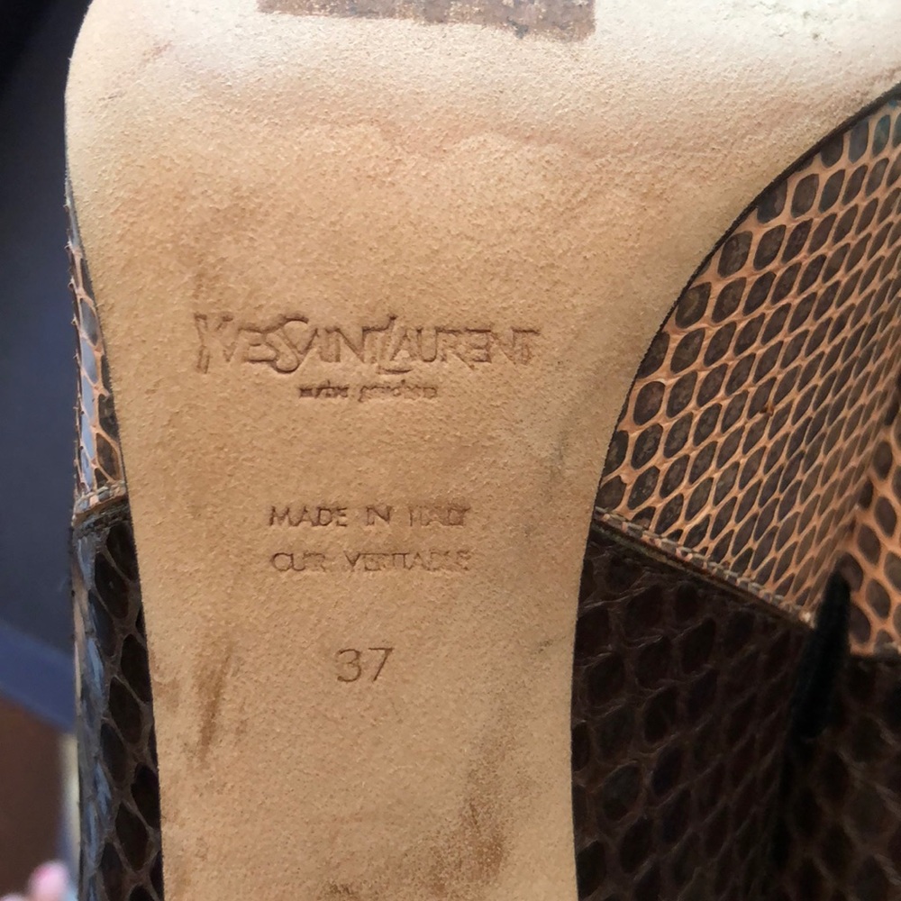 Ysl Python Heels - image 5